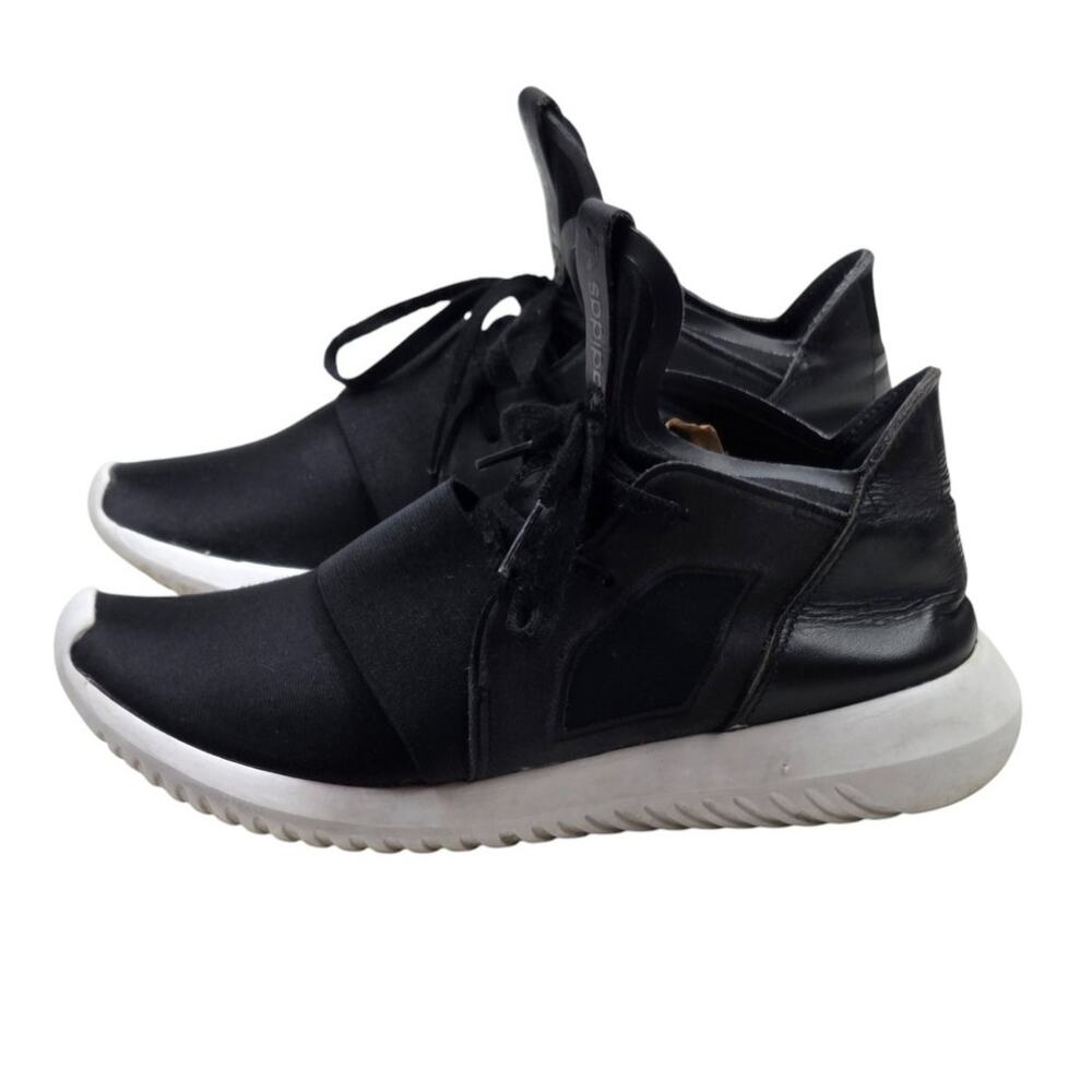 Adidas Womens Size 6 Tubular Defiant Black Running Shoes Sneakers S75249 - Picture 7 of 15